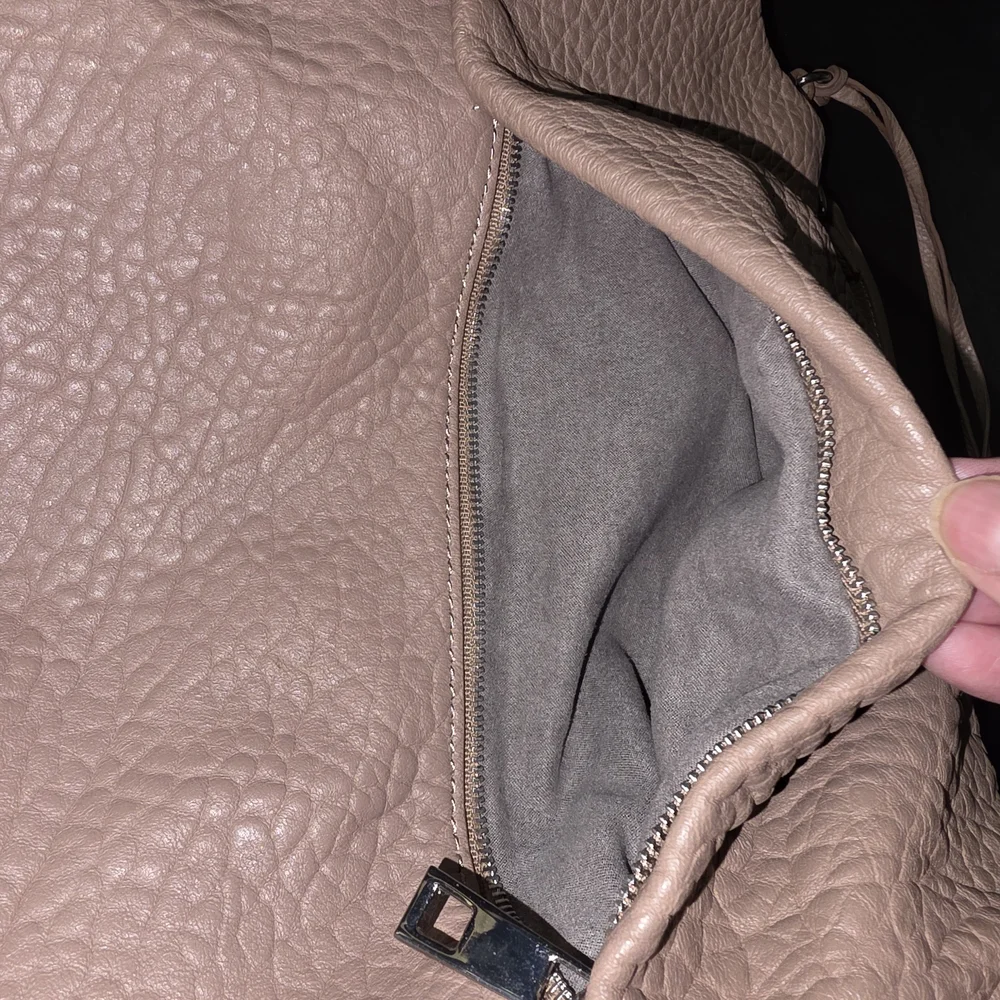 Vince Camuto Dusty Rose Pebbled Leather Hobo Bag